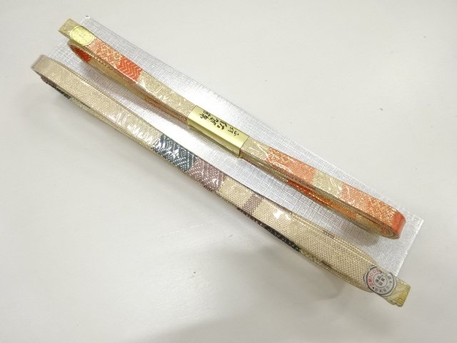 JAPANESE KIMONO / SET OF OBIJIME CORD / SAGANISHIKI